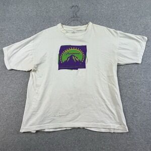 Vintage 90s Paramount Movie Studio Shirt Sz L Single Stitch Film Company Rare